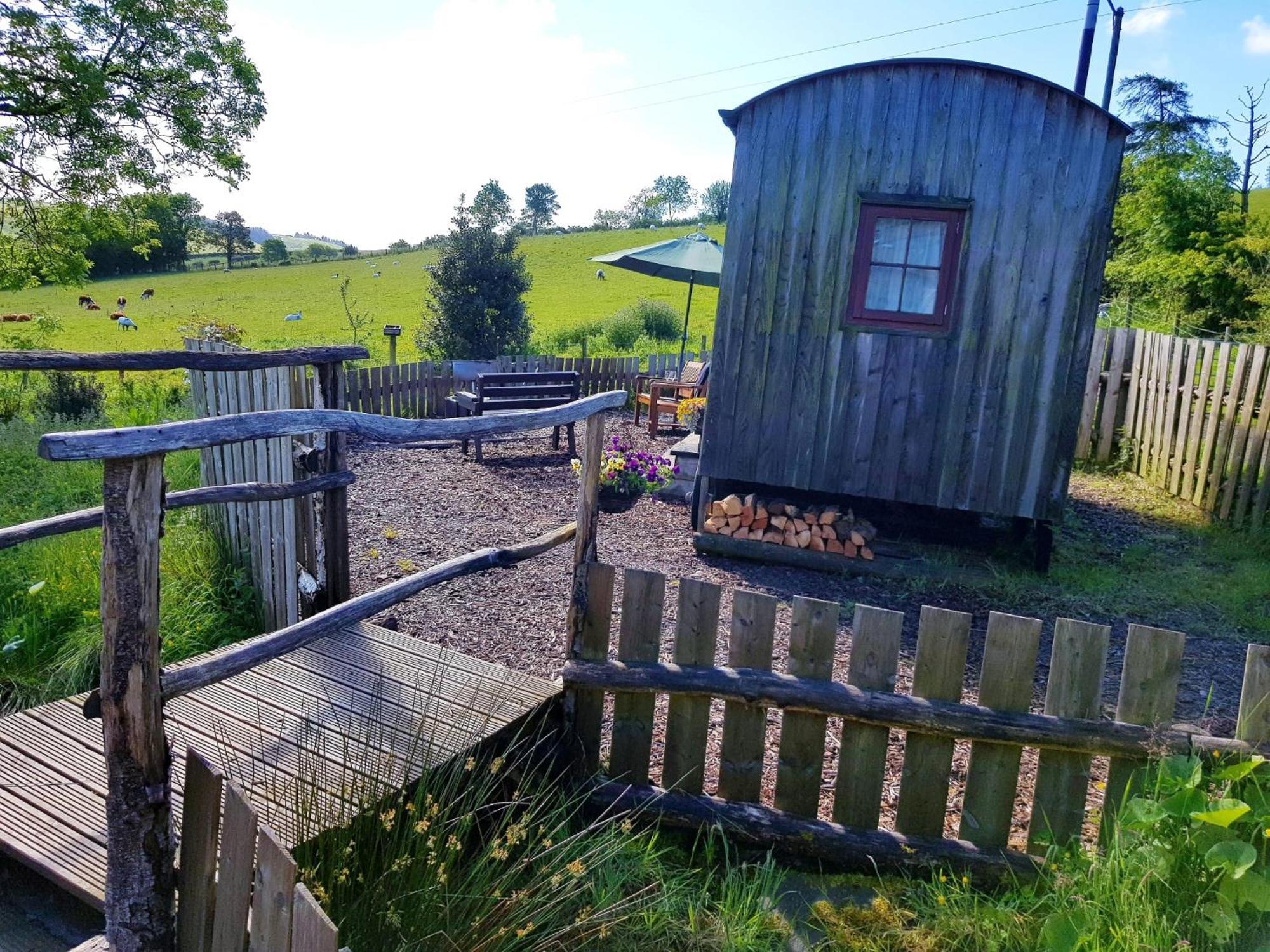 Eco Accommodation Cornflower Holiday Craven Arms Exteriör bild